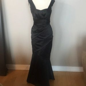 Black David’s bridal black gown